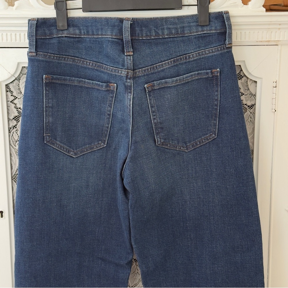 Banana Republic High Rise Dark Wash Barrel Jeans - Picture 6 of 12